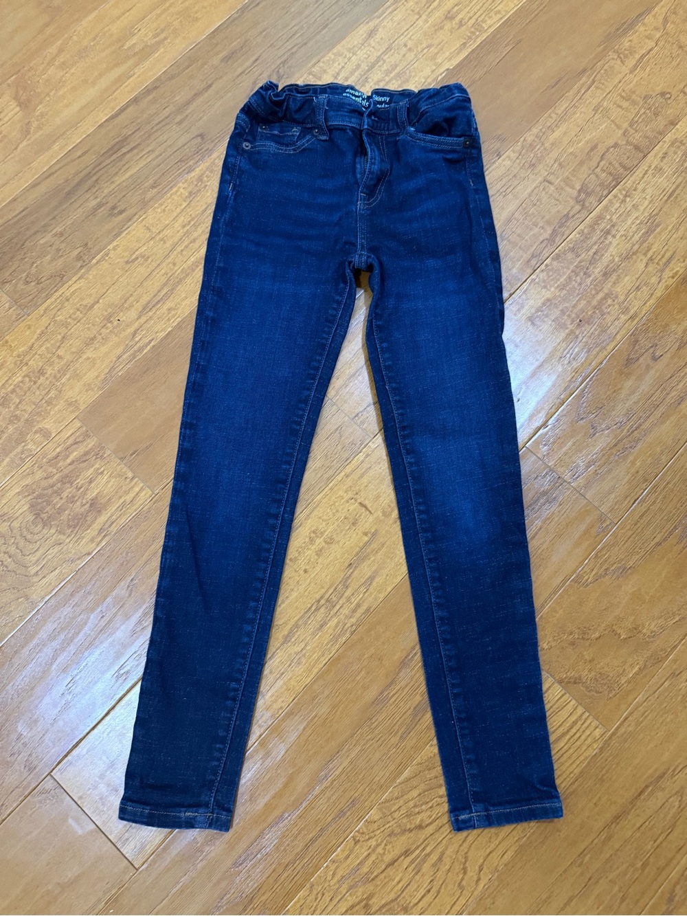 Dark Blue Girls Skinny Jeans
